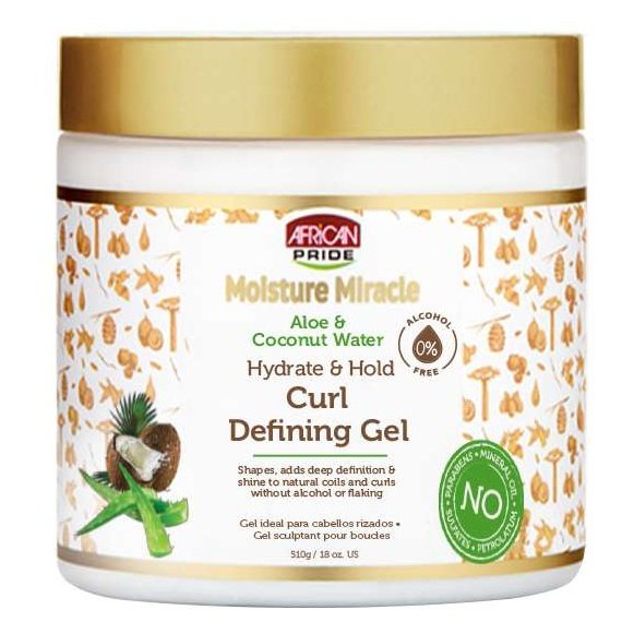 African Pride Moisture Miracle Hydrate Hold Curl Defining Gel African Pride Moisture Miracle Hydrate Hold Curl Defining Gel